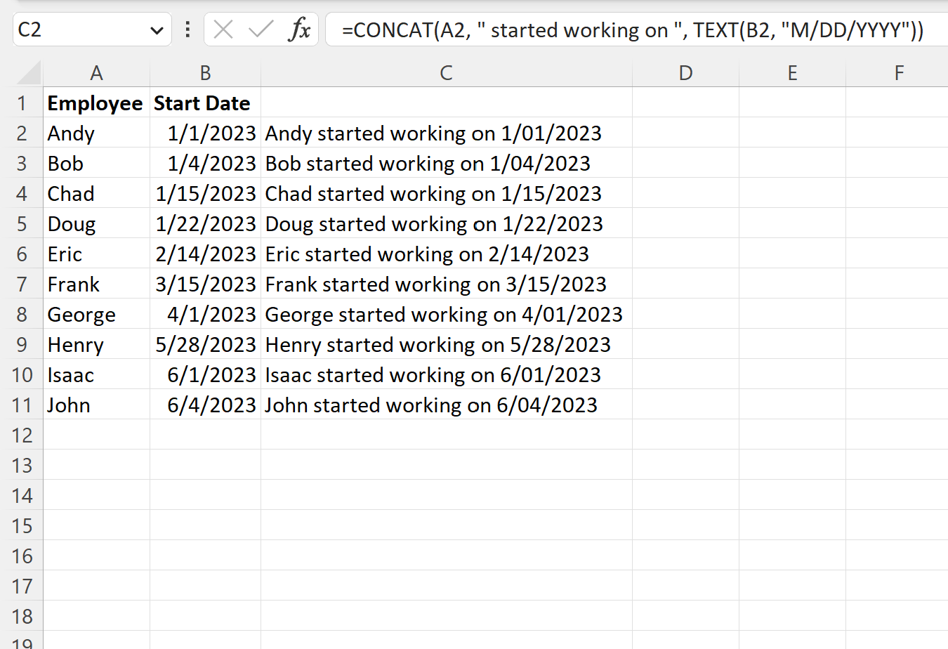 Cara Menggabungkan Teks Dan Tanggal Di Excel dengan Contoh Statorials