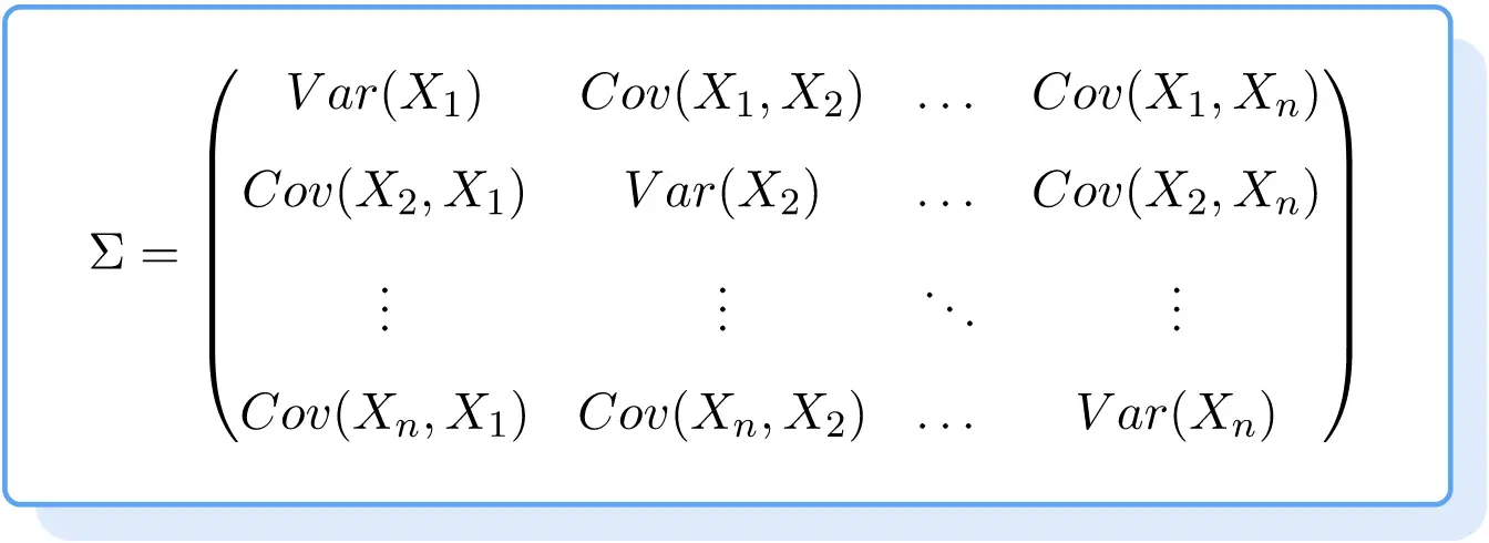 matrice di covarianza
